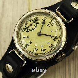 1940's RARE Kirovskie military commander USSR Soviet WWII watch swinging lugs