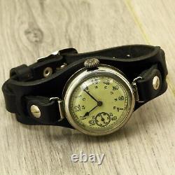 1940's RARE Kirovskie military commander USSR Soviet WWII watch swinging lugs