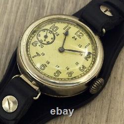 1940's RARE Kirovskie military commander USSR Soviet WWII watch swinging lugs