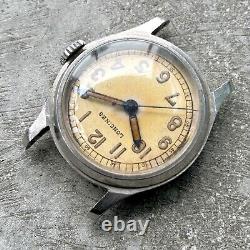 1942 Longines Stainless Steel 10L Manual winding WW2 Military Pilots watch