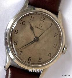 1943 Omega Air Ministry Issued WW2 Watch RAF Spitfire Pilot 6B/159 Military Case