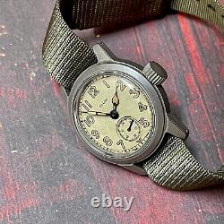 1950s Elgin ORD American military vintage watch parkerized nylon and steel bands