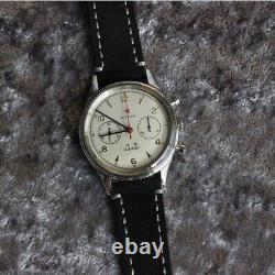1963 Military Pilot 38mm Chronograph ST1901 Seagull Mechanical Watch 30M 316L