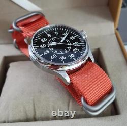 44mm Pilot 316L stainless steel Automatic men's Watch NH35A classic Dress watch