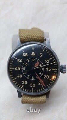 A. Lange & Sohne B-uhr Original Luftwaffe Wwii Wehrmacht Pilot/navigation Watch