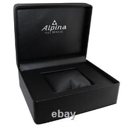 Alpina Men's Startimer Pilot Quartz Chronograph Black Big Date Watch 44mm