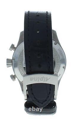 Alpina Startimer Pilot Black Dial Chronograph Auto 44mm Men's Watch AL-860B4S6