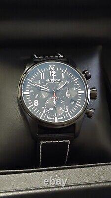 Alpina Startimer Pilot Men's Swiss Quartz Chronograph Watch 42MM AL-371BB4FBS6