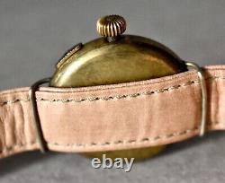 Antique Military Pilot Wrist Watch Nobilitas Chronometre WW1 Pilots Watch