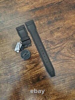 Authentic IWC 22mm Big Pilot Black Leather OEM Watch Strap NEW