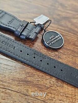 Authentic IWC 22mm Big Pilot Black Leather OEM Watch Strap NEW