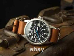 Aviator, Soviet military watch, the air force USSR, Soviet wristwatch black dial