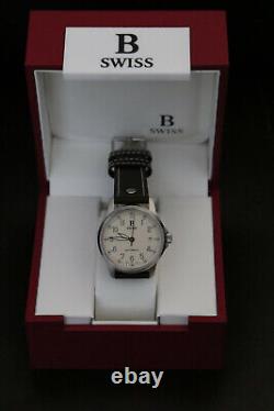 B Swiss by Bucherer Flightstar Men's Swiss Made Automatic Pilot Watch $2420 NEW