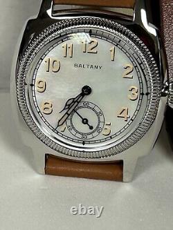 Baltany Male Pilot Watch Luxury Manual Windup Mechanical Watch Glow ST1700