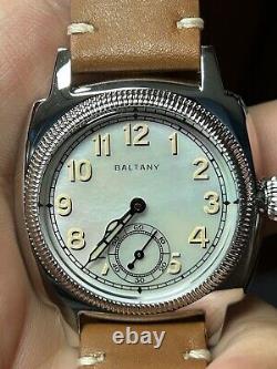 Baltany Male Pilot Watch Luxury Manual Windup Mechanical Watch Glow ST1700