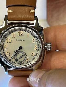 Baltany Male Pilot Watch Luxury Manual Windup Mechanical Watch Glow ST1700