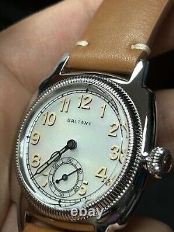 Baltany Male Pilot Watch Luxury Manual Windup Mechanical Watch Glow ST1700