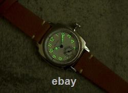 Baltany Male Pilot Watch Luxury Manual Windup Mechanical Watch Glow ST1700