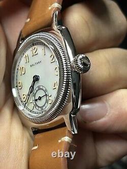 Baltany Male Pilot Watch Luxury Manual Windup Mechanical Watch Glow ST1700