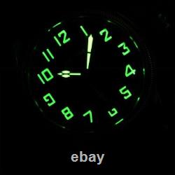 Baltany Men Automatic Watch 38MM Pilot Mechaical Wristwatch C3 Luminous ST1701