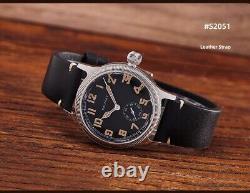 Baltany Men Automatic Watch 38MM Pilot Mechaical Wristwatch C3 Luminous ST1701