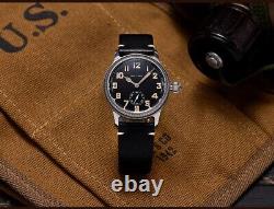 Baltany Men Automatic Watch 38MM Pilot Mechaical Wristwatch C3 Luminous ST1701