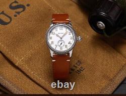 Baltany Men Automatic Watch 38MM Pilot Mechaical Wristwatch C3 Luminous ST1701