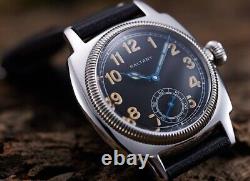 Baltany Men Pilot Watch 36mm Manual Wind Mechaical Wristwatch Luminous ST1700