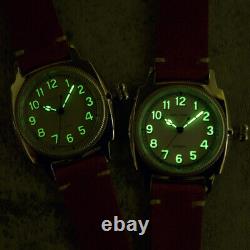 Baltany Men Pilot Watch Luxury 36mm Automatic Mechaical Wristwatch Luminous 9015