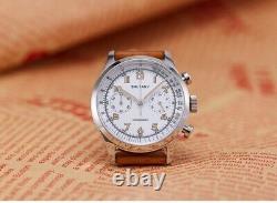 Baltany Mens Chronograph Watches Pilot Military Quartz Wristwatch Luminous VK64