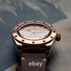 Baltany Mens Pilot Watches Automatic Wristwatch Bubble Sapphire BGW-9 Luminous