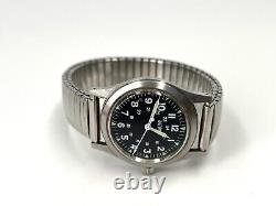 Benrus MIL-W-46374 Military General Purpose Field Watch 90's Reissue 33mm, Runs