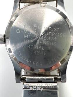 Benrus MIL-W-46374 Military General Purpose Field Watch 90's Reissue 33mm, Runs