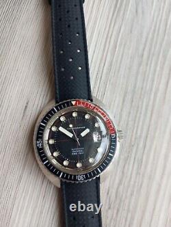 Bulova Snorkel Oceanographer Diver Automatic Vintage Mens Watch. Running