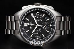 Bulova Special Edition Lunar Pilot Stainless Steel Chronograph Watch 96B258