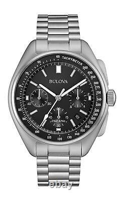 Bulova Watch 96B258 Men's Archive Series Lunar Pilot 6-Hand Chronograph Sapphire