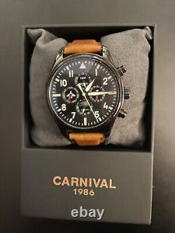 Carnival 1986 Automatic Pilots Watch 8771G