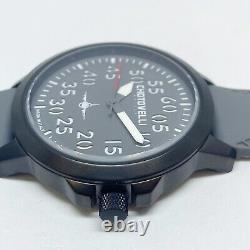 Chotovelli Airliner 45mm Men's Aviator Watch Military Silicone Band-3000.1