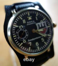 DOXA Laco Aviator Combat Squadron Luftwaffe Pilots WW 2 Manual Winding Watch Uhr