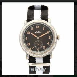 Doxa Pre WW2 Pilot's Watch Military Fixed Lugs Watch