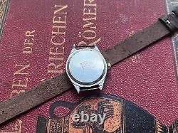 ETANCHE JOKER Chronometer MILITARY French WRISTWATCH Pilot 1940s WW II 2 MEN