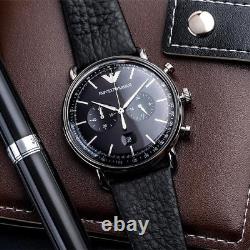 Emporio Armani Black Dial Chronograph Men's Watch AR11143