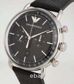 Emporio Armani Black Dial Chronograph Men's Watch AR11143