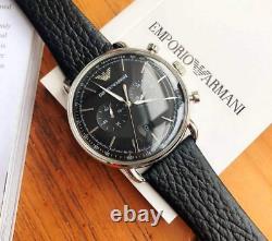 Emporio Armani Black Dial Chronograph Men's Watch AR11143