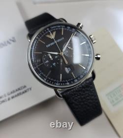 Emporio Armani Black Dial Chronograph Men's Watch AR11143