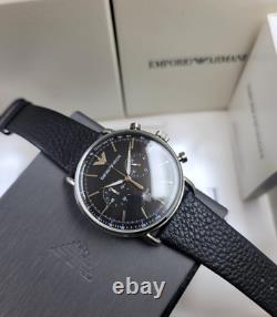 Emporio Armani Black Dial Chronograph Men's Watch AR11143