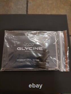 Glycine black PVD Airpilot, GMT, sapphire crystal, internal bezel