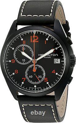 Hamilton Khaki Aviation Pilot Pioneer Chrono Quartz Men's Watch H76582733 NEW