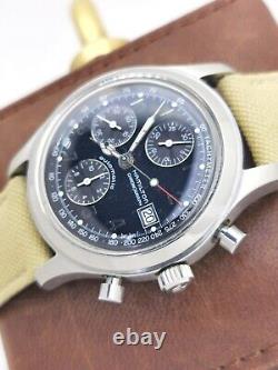 Hamilton Khaki Pilot Military Automatic Chronograph Ref 36601 Valjoux 7750 Watch