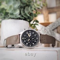 IWC Spitfire Chronograph 41mm Stainless Steel 2022 Complete Set IW387901